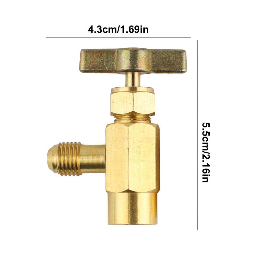 ADAPTERE 1/4\" SAE 3 stk/sett Tilbehør Passer For R12 R134a