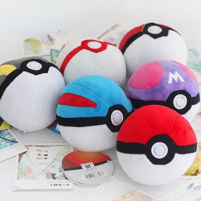 Animals Poke Ball Cute Pikachu Balll Plush Plush Dolls  Action Figures Pendant Stuffed Doll Toys Kids