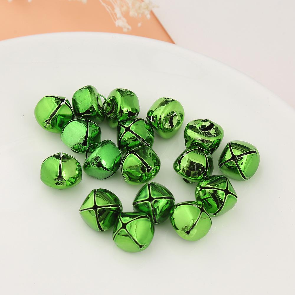 Eco-Friendly Colored Christmas Tree Bells - Vacuum Plated DIY Craft Accessories