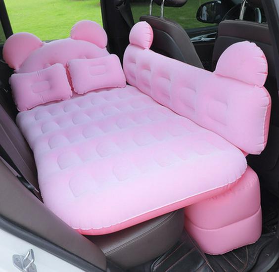 Thickened Car Inflatable Mattress: Foldable Rear Seat Travel Bed for SUVs and Sedans