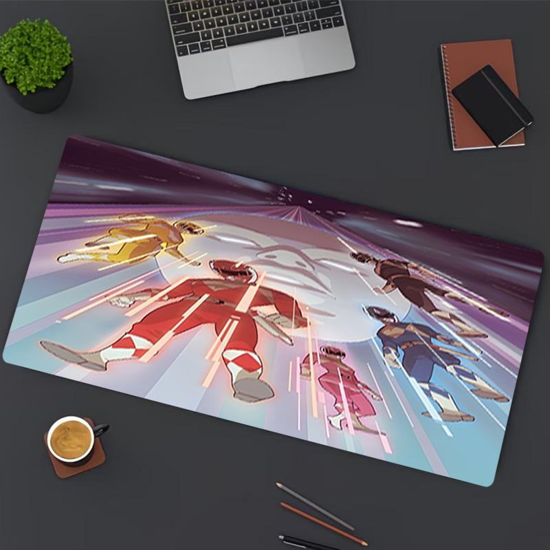 Mighty Morphin Power Rangers Print Mouse Pad, for Keyboard Pad Laptop PC Mat for Office Home Use, Desk Decor, Perfect Birthday Gift for Gamers