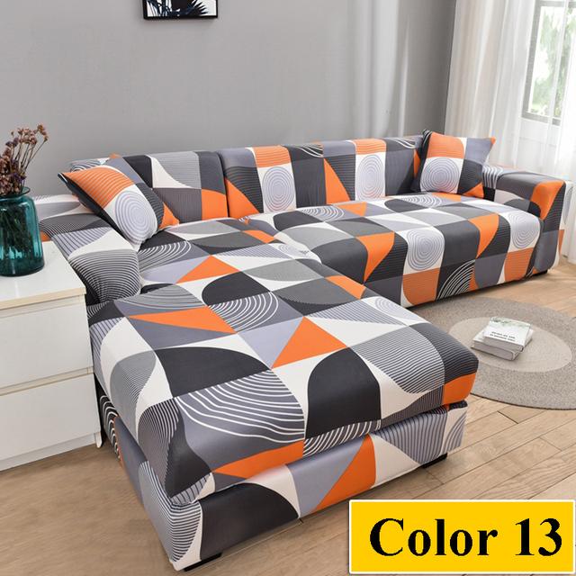 Elastický potah na pohovku do obývacího pokoje Rohový potah ve tvaru L Potah na pohovku Sedák Potah na pohovku Napínací potah na pohovku