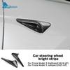 ABS Carbon Fiber Side Camera Cover For Tesla Model Y Juniper 2025 2026 2027 Model 3 Highland 2024 Protection Car Accessories