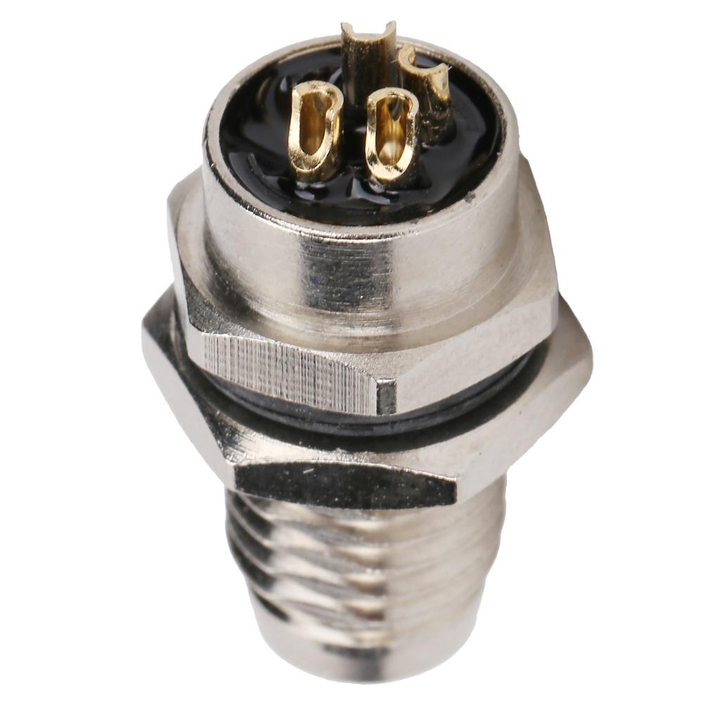 4Pin M8 Aviation Connector M8FP4 Industrial Connector Needle Socket  Industrial Applications