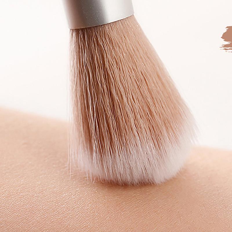 1 Buc Pensule de Machiaj Multifuncționale cu Mâner Rotund Fată Profesionale Pudră Fond de Ten Fard de Obraz Accesorii Cosmetice