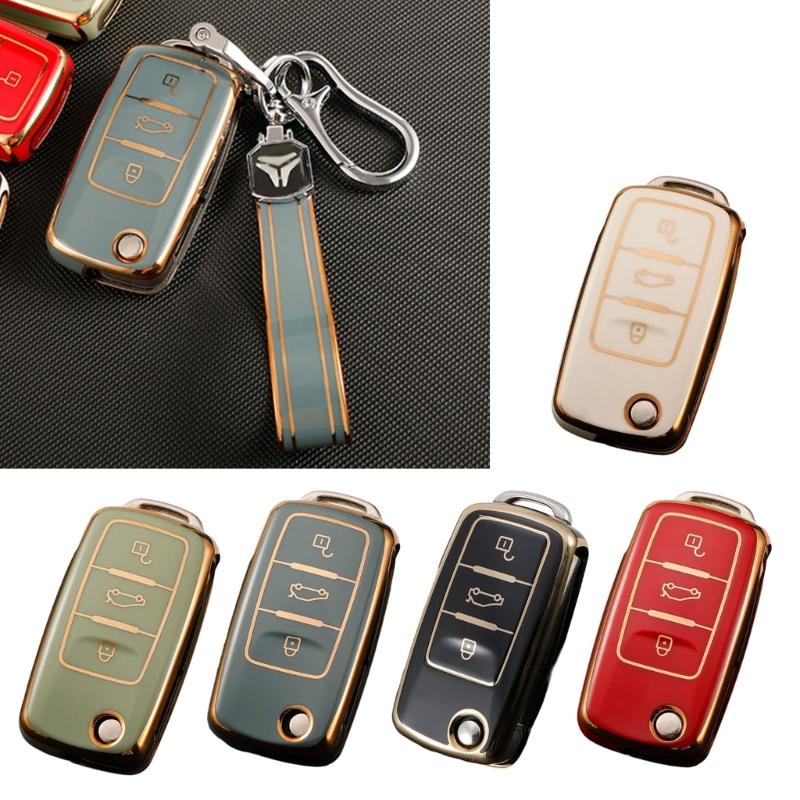 Remote Key Fob Cover Protective Shell Scratchproof Protector Cover Car Key Case Full Protection Key Fob Case