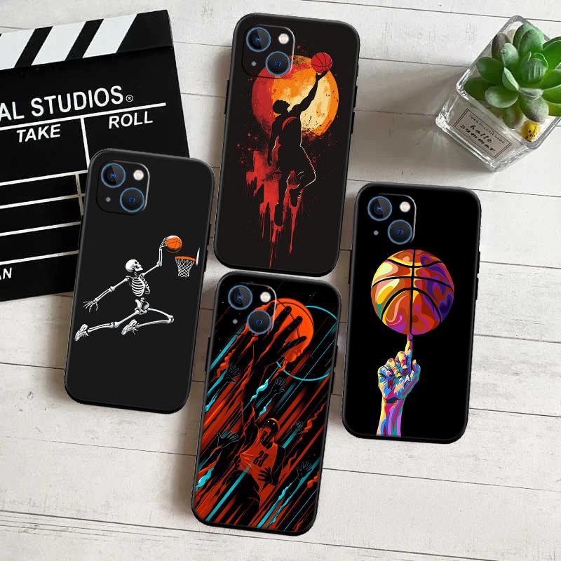 BH8 Basketball Art Shoot Shell Phone Case for Samsung Galaxy Note 10 20 S23 S24 S25 Ultra FE Plus Edge Lite A02S A35 A07 A17