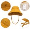 Sombrero de Sol para Bebé Verano Niños Niñas Sombrero de Cubo Niños Algodón UV Sombreros de Viaje Niño Ala Ancha Exterior Gorras de Playa Moda Casual Sombrero Panamá