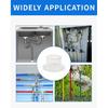 10 PCS Seal Ring Silicone Washer,Seal Washer for 1/2 inch Shower Head, spot, Kitchen Flush Pipes, Garden and Outdoor Water Pipes, etc.