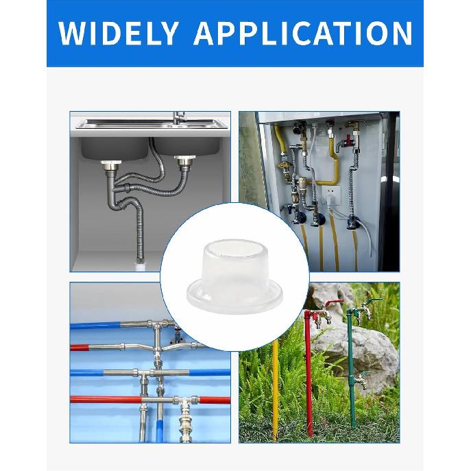 10 PCS Seal Ring Silicone Washer,Seal Washer for 1/2 inch Shower Head, spot, Kitchen Flush Pipes, Garden and Outdoor Water Pipes, etc.