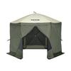Pop Up Gazebo Tent Pop-Up Screen Tent 6 Sided Canopy Sun Shelter Green