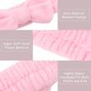 3pcs Wash Face Wristband Headband Set Skin Care Spa Water Absorption Wristbands Women Girls Sweatbands Bathroom Accessories