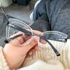 Women'S New Cat'S Eye Large Frame Presbyopia Glasses Trendy Fashion Reading Glasses Blue Light Blocking Men'S Hyperopia Glasses
