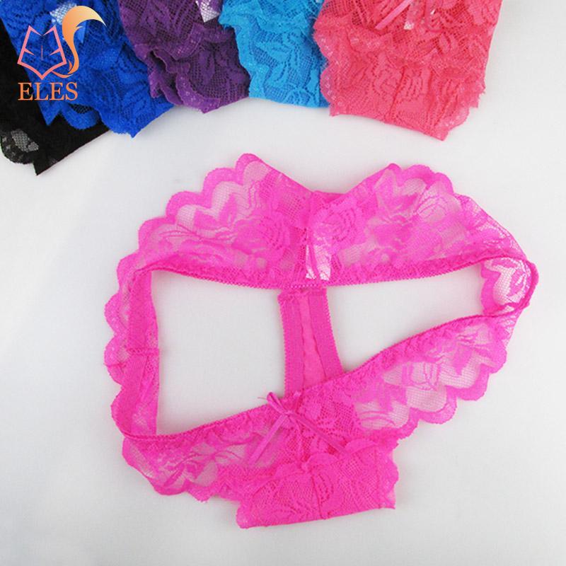 Women Lace Briefs Low-waist M-XL Solid Sexy G-String Seamless Transparent Panty Female Breathable Underwear Comfort Thong