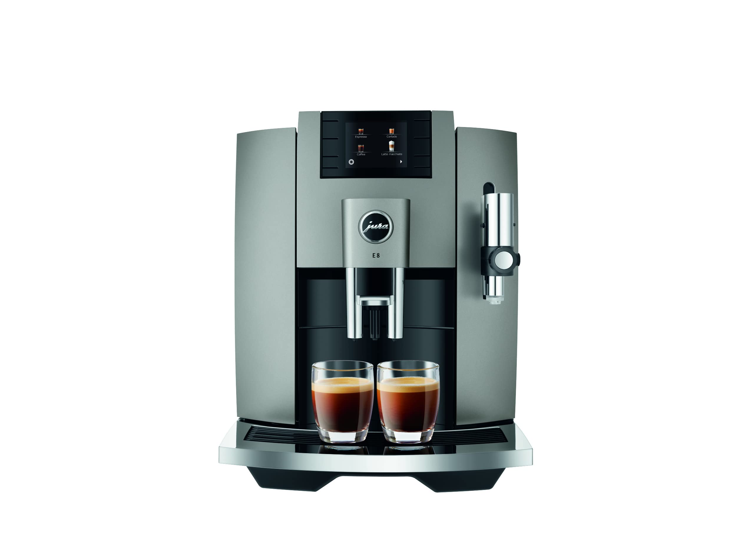 

Полностью автоматическая кофемашина JURA E8 Dark Inox