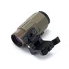 EO G45 Type Magnifier, Real Engraving, Replica, Black, EXPS G45 STS Mount, 5x Magnifire Booster Scope, Tan