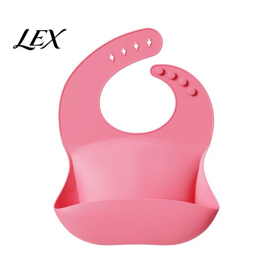 BPA Free Silicone Bibs Baby Bib, Waterproof Soft Adjustable Feeding Durable Skin Friendly Supplies Large Pocket Food Catch Bib for Babies And Toddlers