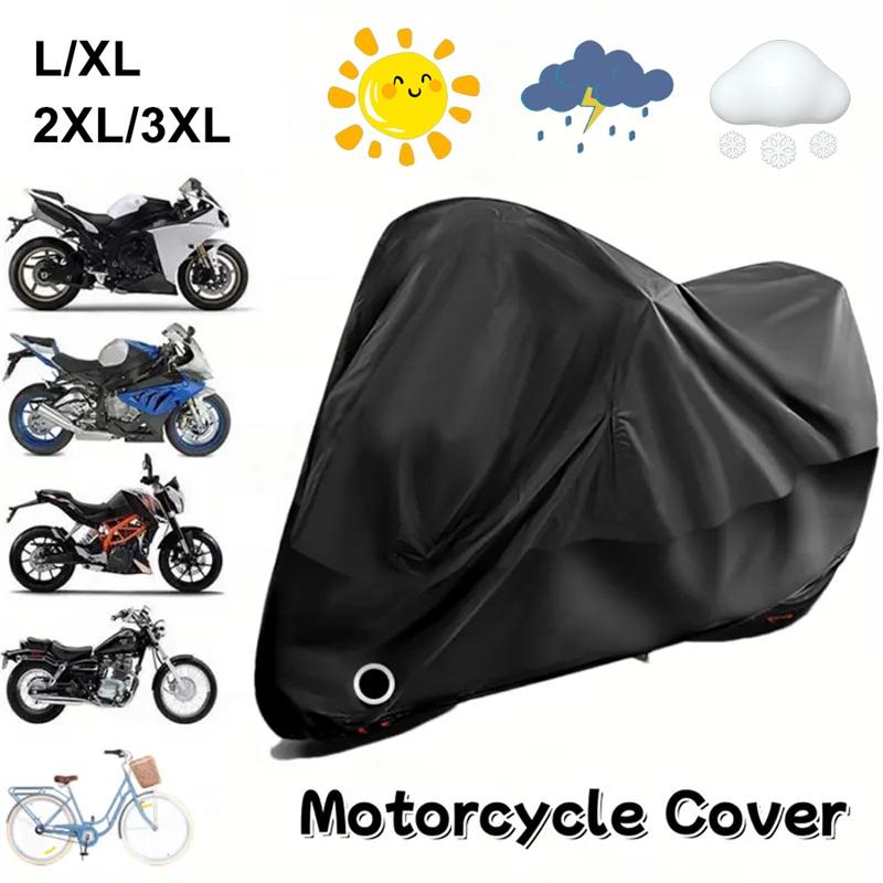 

210D Motorcycle Cover for NMAX, AEROX, PCX, MIO, BEAT, CLICK Waterproof Rain and Dust UV Cover All Season Dustproof UV Protective L чёрный