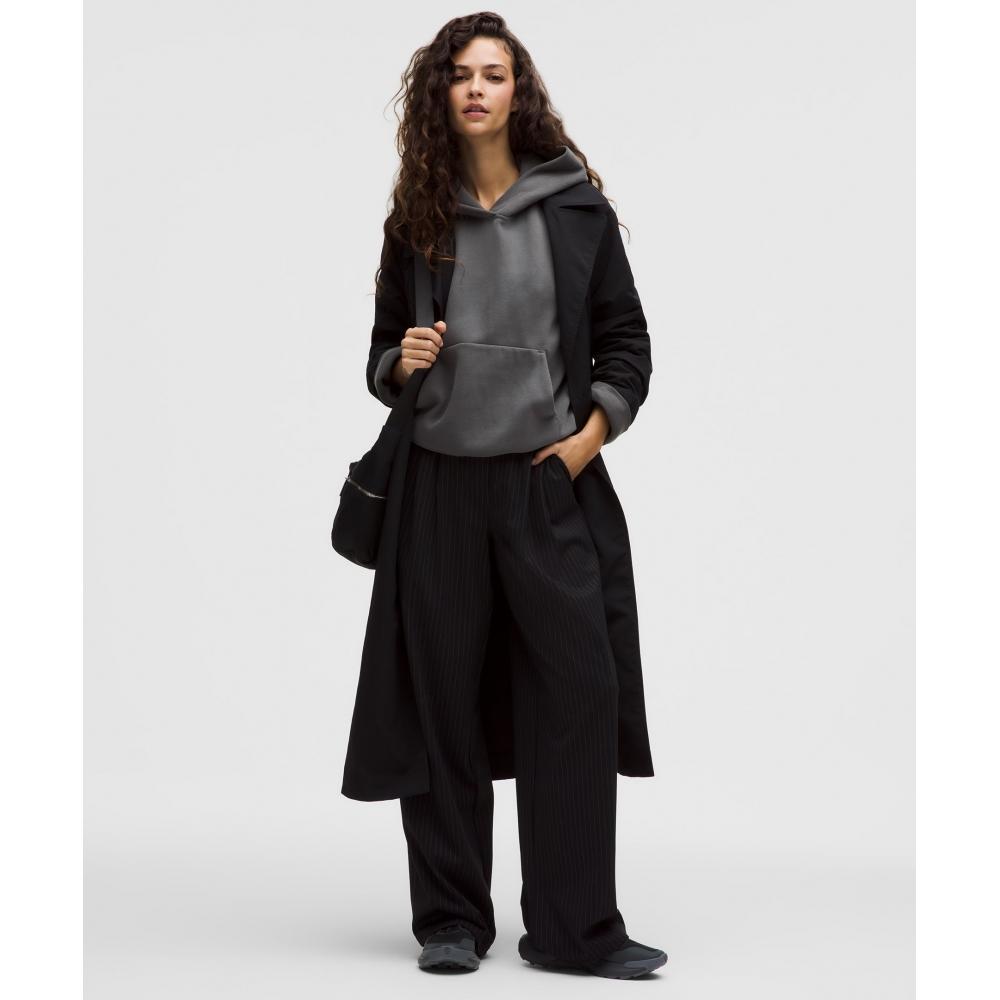 Lululemon Women S Steady State overSized Hoodie Onyx Grey