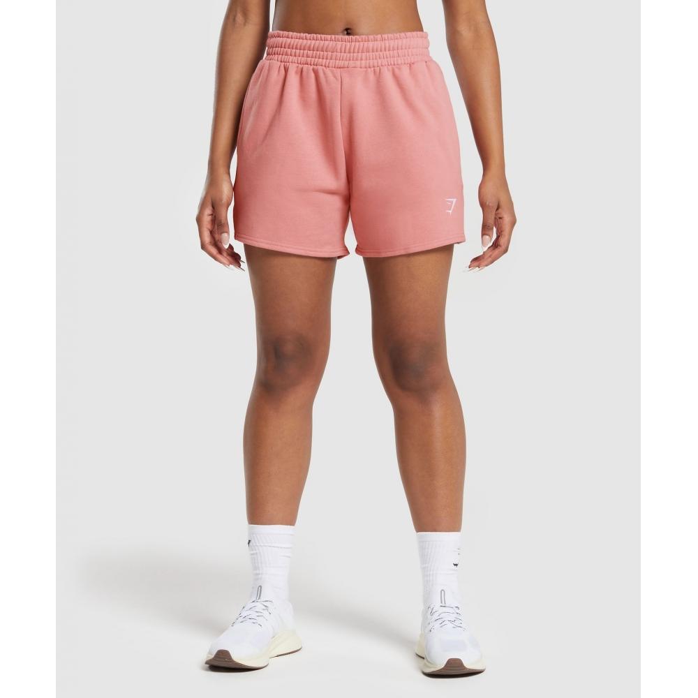

GYMSHARK Training Fleece Shorts Classic Pink B6A1P KB02