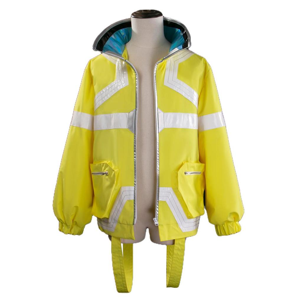 Cyberpunk Edgerunners Game Anime David Martinez Cosplay Kostým Stojánek Límeček Bunda Mikina Neformální oblečení Halloween