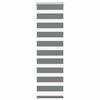 VidaXL Store Zebra Dark Grey Fabric Width 35.9 Cm Polyester, Zebra Roller Blind, Zebra Blind for Window, Blind 4014093