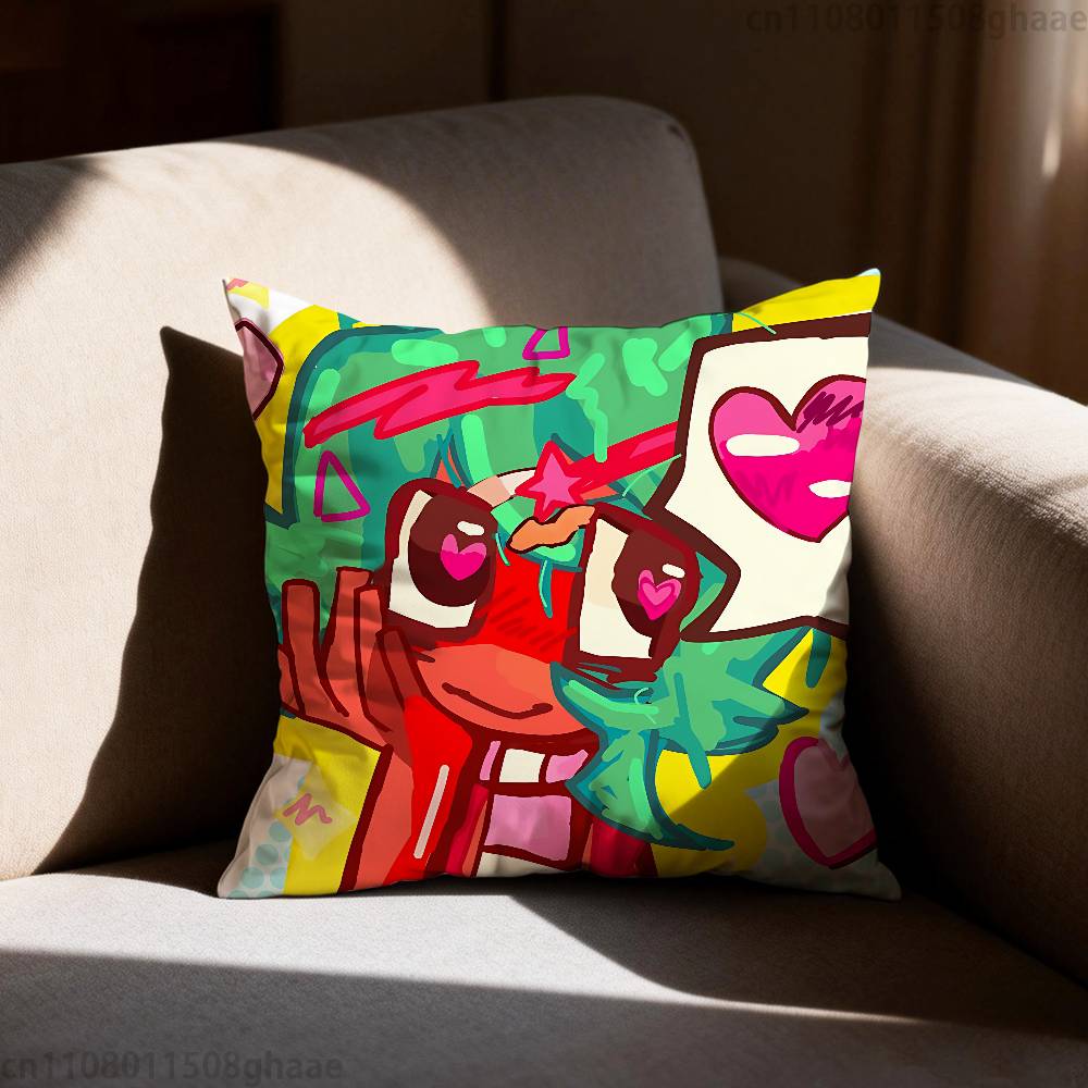 Game DDandys World Pillow Case Pillow Case Living Room Sofa Cushion Cover Suitable For Home Bedroom Room Decoration