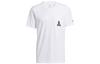 T Shirts Men's White Crew Neck Moderate Straight Fit GP3427