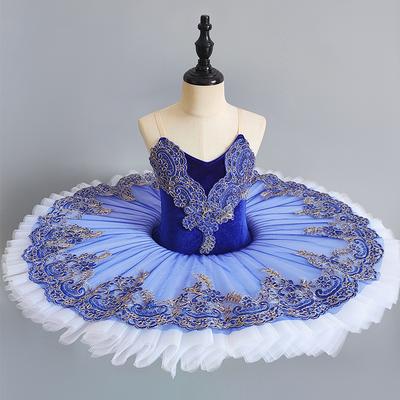 Professionell Balett Tutu Barn Barn Flickor Balettkostym BallerinaBalettklänning Flickor Föreställningskostym