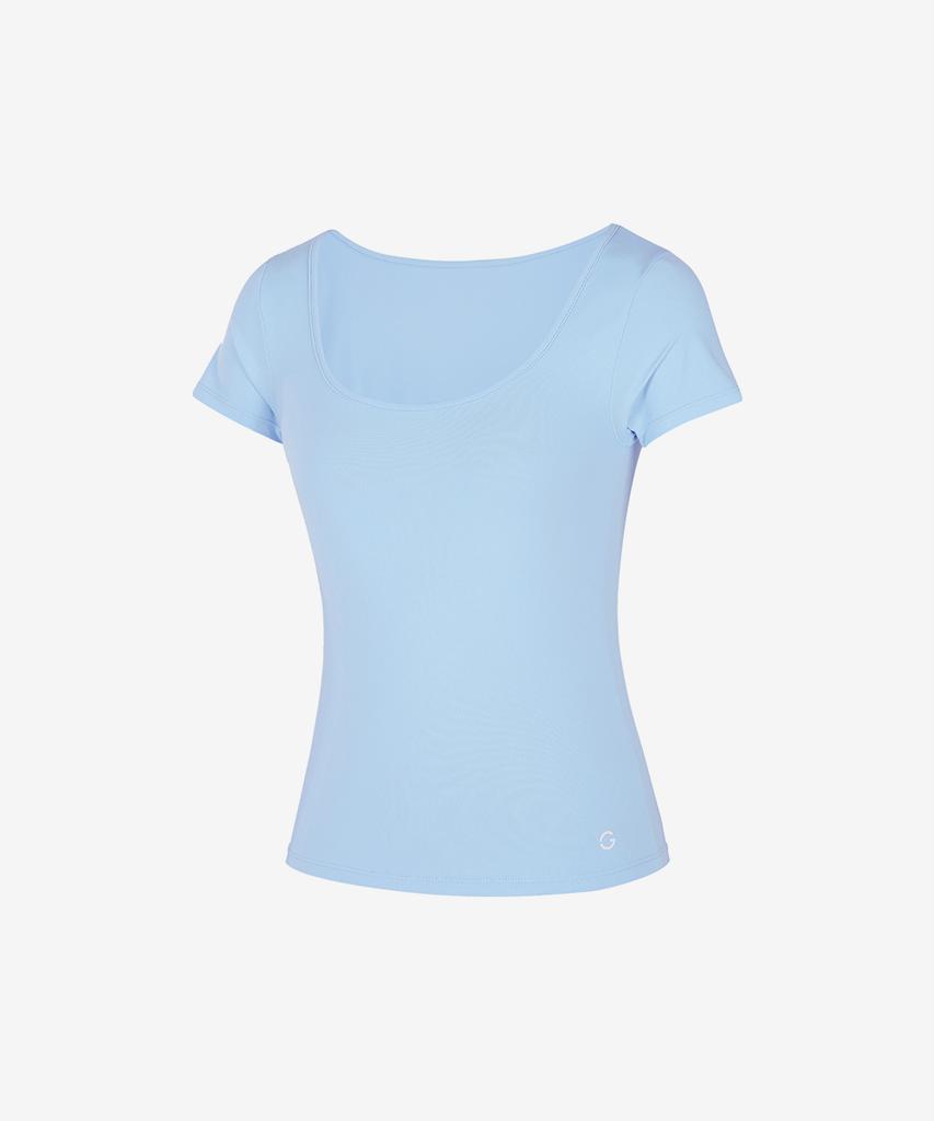 GRANDE LINE Elsoft Square Neck Short Sleeve
