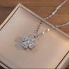 Women's Cubic Zirconia Flower Fashion Necklace