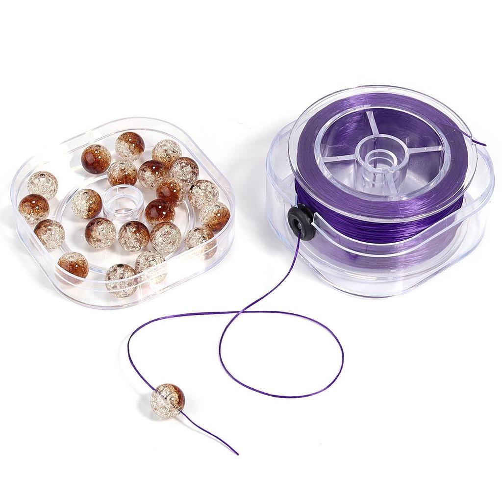 Colorful Crystal Elastic Cord for Jewelry Making: Buddha Bead Bracelets & Necklaces