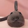 Herbst Winter Plüsch Niedliche Katze Umhängetasche Damen Kleine Umhängetasche Handgemacht Vielseitige Messenger Tasche