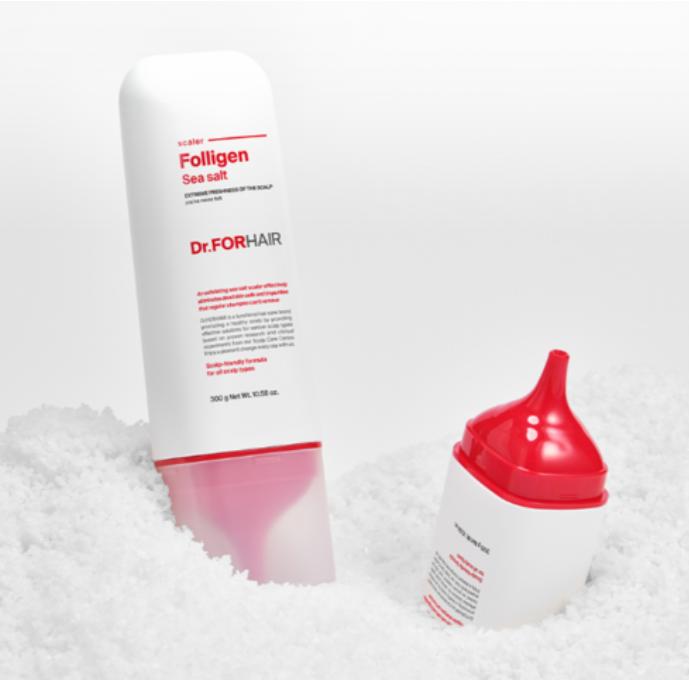 Dr.FORHAIR Polyzene Sea Salt Scalp Scaler for Hair Loss 300g