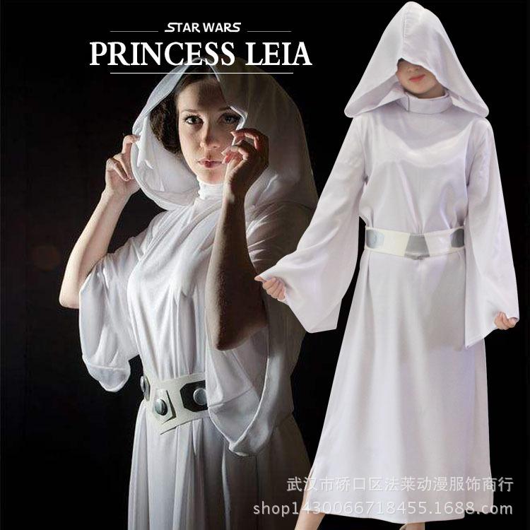 

Star Wars Costume Women s Princess Leia White Dress Dress, Adult Children s XXXL