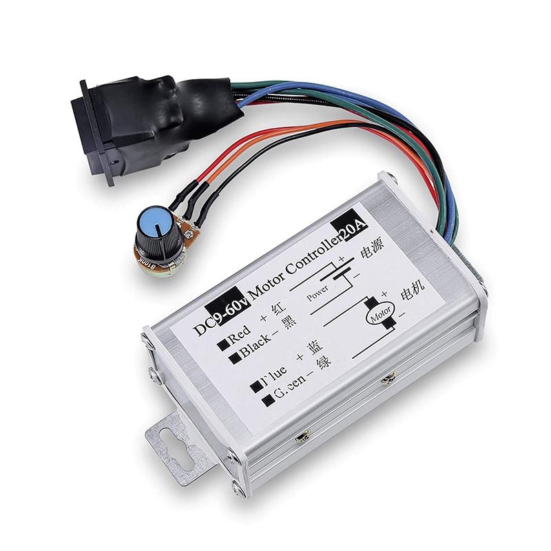 Dc Motor Speed Controller,Brush Motor Driver Controls Module Dc 9V-60V 12V 24V 36V 48V 60V Motor Pulse Width Modulator Regulator