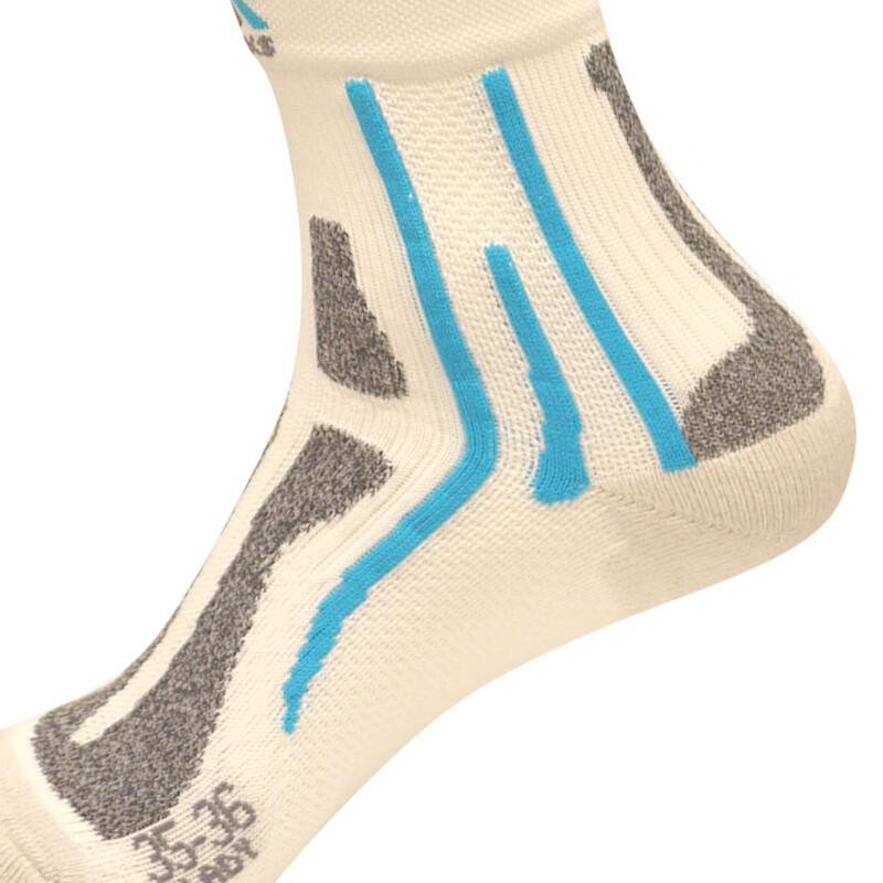 XBIONIC Men's And Women's Marathon Women's Silver Stockings V2.0 W135 White/blue 22.5cm-23cm(35-36)