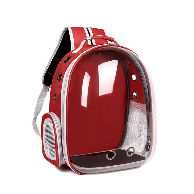 1Pc Panoramic Transparent Space Capsule Pet Backpack Breathable Cat Carrier Travel Bag
