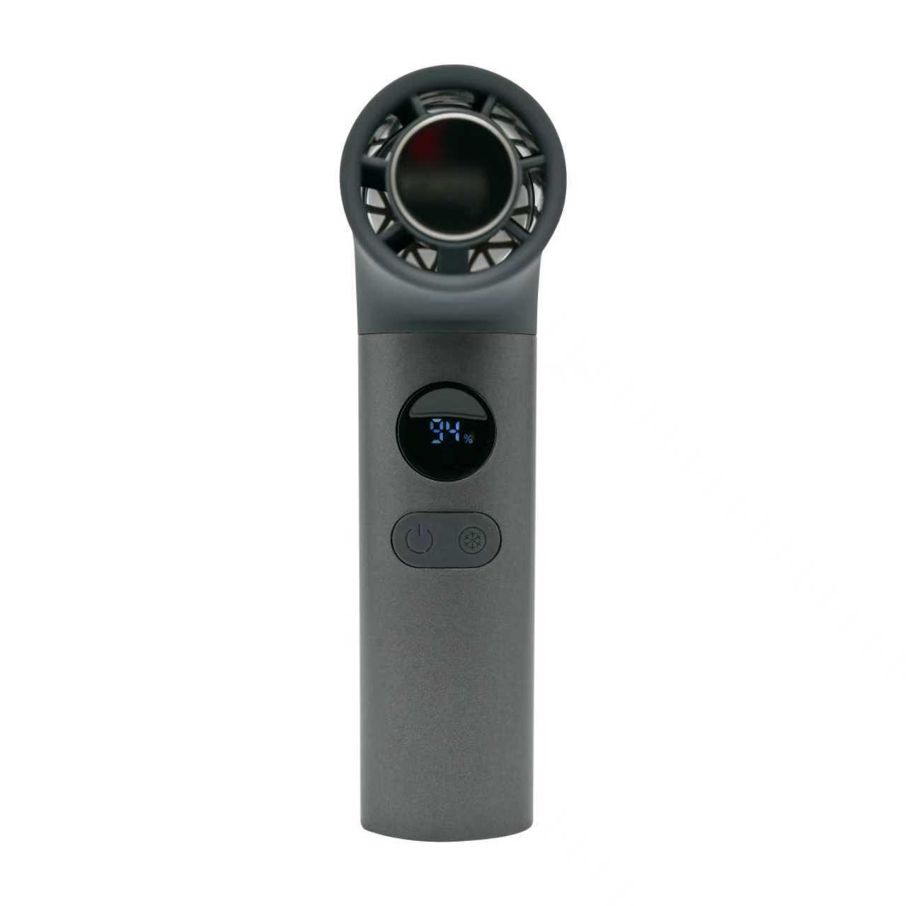 

Vitesga Bent Tube Cooling Fan: Portable Handheld High-Speed Desktop Fan 68*43*153mm сірий колір