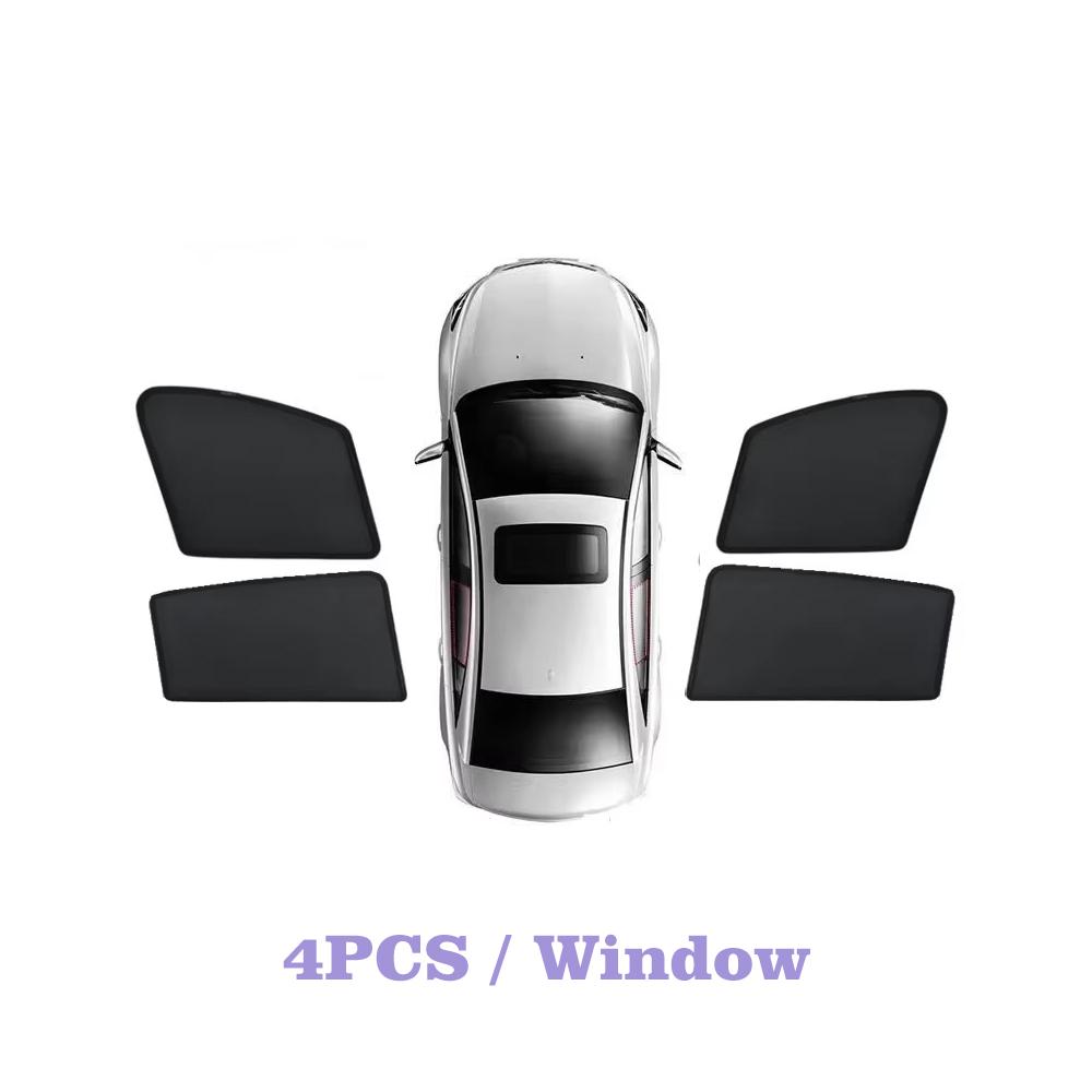 Car Mesh Sun Shade For Tesla Model3 Accessories Model 3 2018-2024 Sunshades Auto Windshield Window Visor Anti-UV Breathable Part