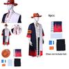 Portgas·d· Ace Cosplay Kostüm für Erwachsene Hochgradig restaurierte One Piece Charakteruniform