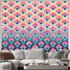 Bohemian Tapestry Wall Hanging Ocean Wave Decor Aesthetic Room Divider Beach Theme Backdrop Hippie Wall Art Coastal Home Decor L