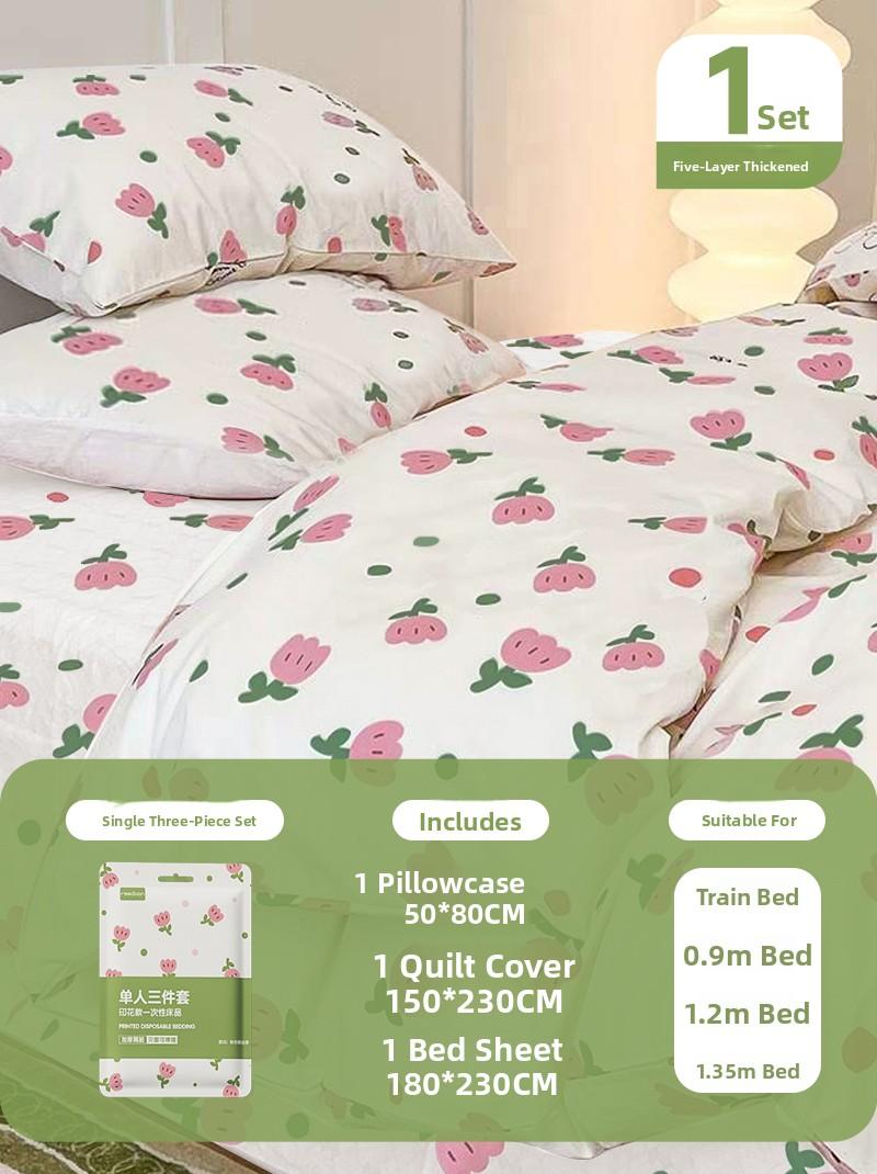 Disposable Hotel Bed Linen Set Pure Cotton Portable Travel Cam Outdoor Activi Self-Sufficient Resting Bag Cover Pillowcase
