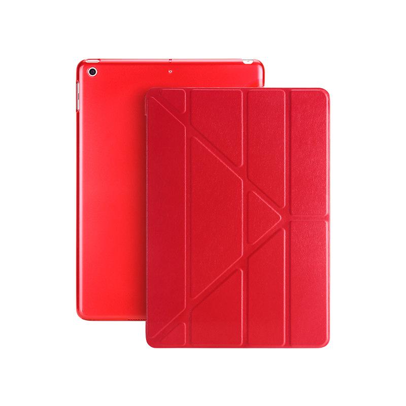 Custodia iPad Anti-Goccia Pieghevole a Y con Texture di Seta per iPad Pro Mini 6 da 10,2"