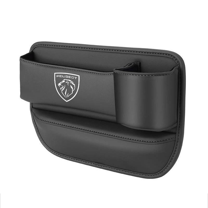 Multifunction Sticker Car Seat Gap Filler Leak-proof Storage Bag Cup For Peugeot 408 308 5008 208 2008 3008 Landtrek Rifter 508