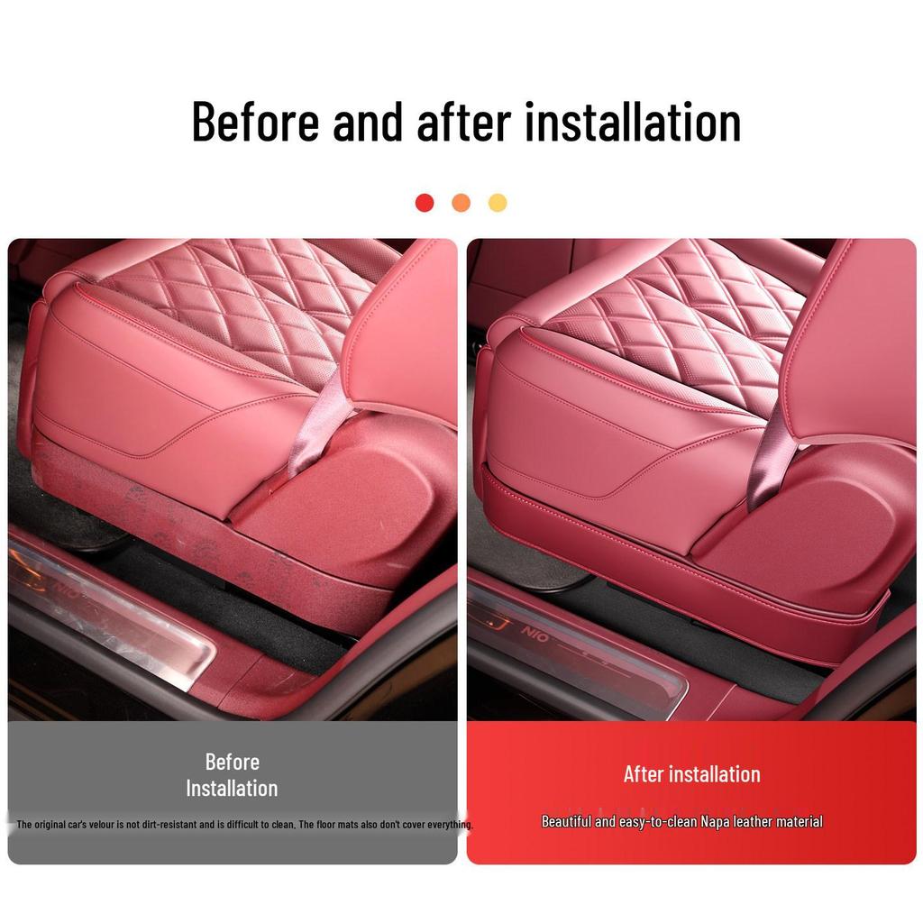 NIO ES8 Seat Kick Mats: Rear Second Row Aisle Protection Covers for 26 Models - Car Interior Accessories.