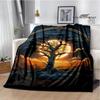 Tree of Life Printed Blanket Flannel Warm Blankets Soft and Comfortable Blanket Bed Linings Cubre Cama Birthday Gift