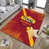 Fußballverein Emblem Büro Teppich Stuhlmatte, Spiel Teppich, Geeignet für Eingangsbereich, Schlafzimmer, Wohnzimmer, Schreibtisch, Weihnachtsgeschenk