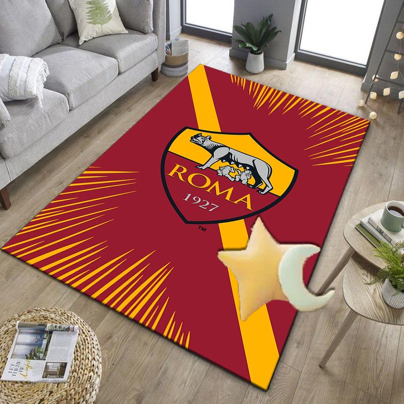 Fußballverein Emblem Büro Teppich Stuhlmatte, Spiel Teppich, Geeignet für Eingangsbereich, Schlafzimmer, Wohnzimmer, Schreibtisch, Weihnachtsgeschenk