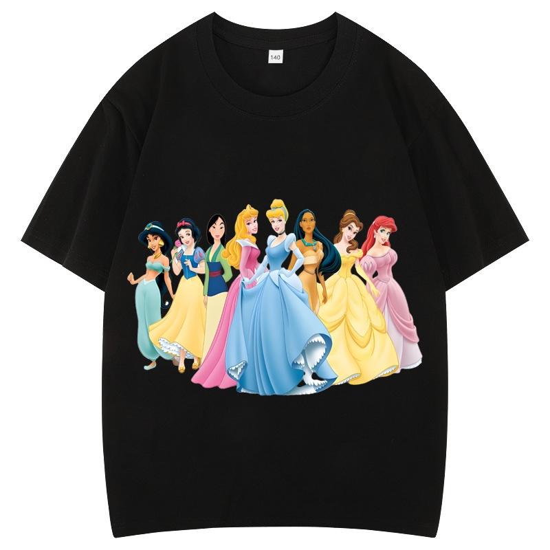 

Princess FeUnisex Clothes Snow White and The Seven Dwarfs Womens Trend Harajuku Short Sleeves Tshirt Fashion Women Tshirt S